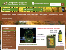 Tablet Screenshot of comptoirsavoyard.fr
